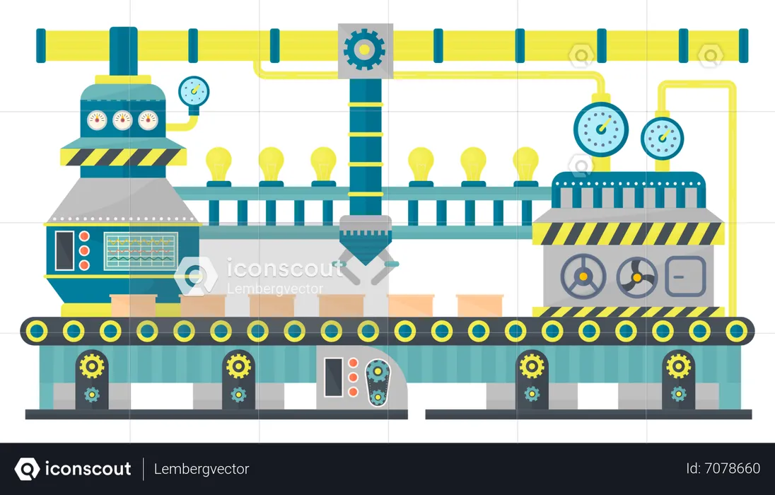 Fabrikanlage  Illustration