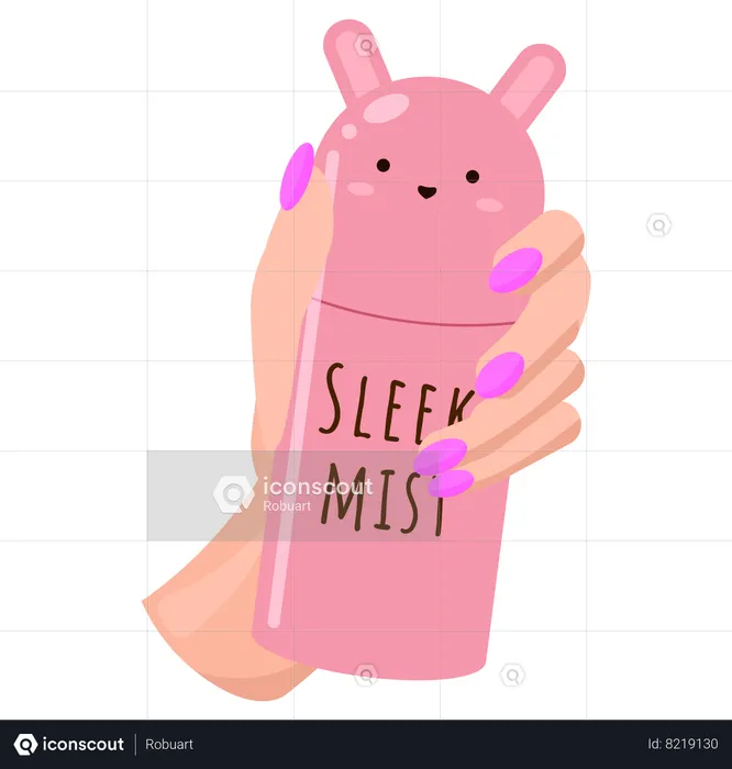 Face and body skin care product in woman hand  Illustration