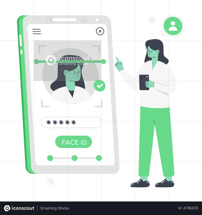 Face Recognition  Illustration