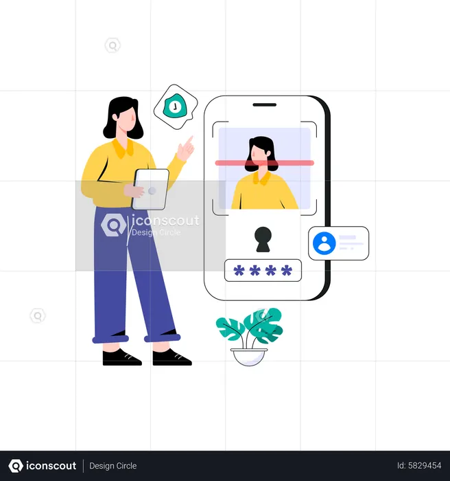 Face Recognition  Illustration