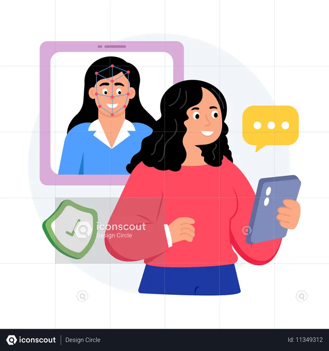 Face Recognition  Illustration