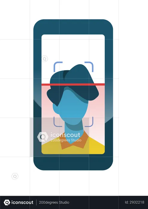 Face Scanner  Illustration