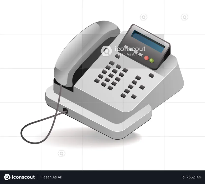 Facsimile Calling And Messaging Tool Illustration Free Download