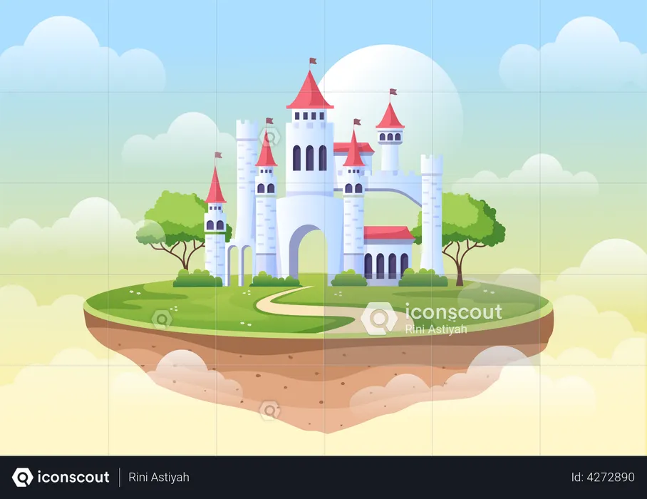 Fairytale Castle  Illustration