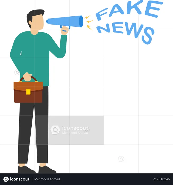 Fake news  Illustration