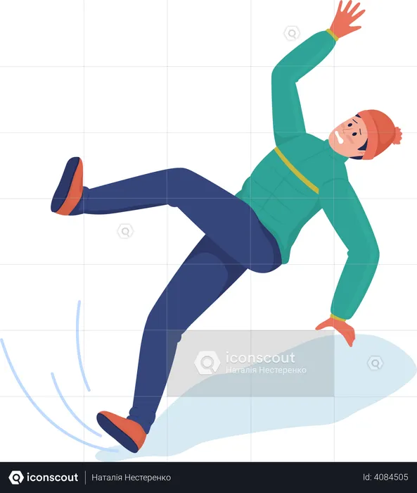 Falling man  Illustration