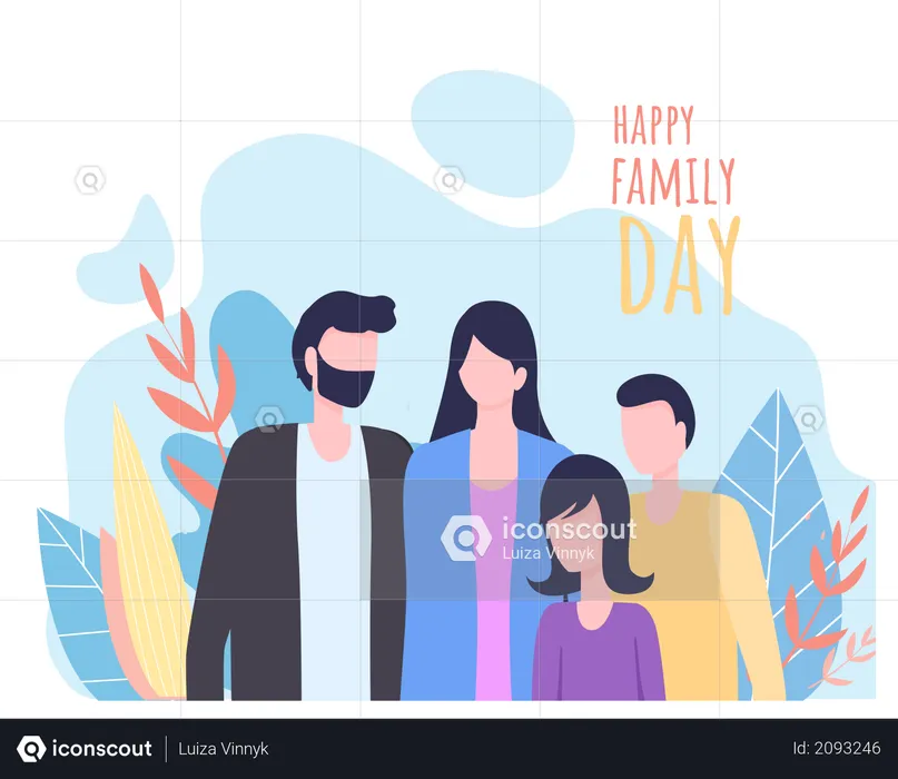 Family day  Illustration