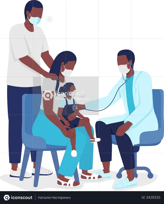 Family doctor  Illustration