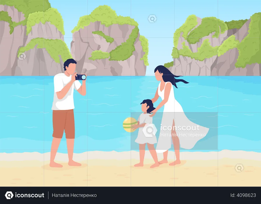 Family friendly escape  Illustration