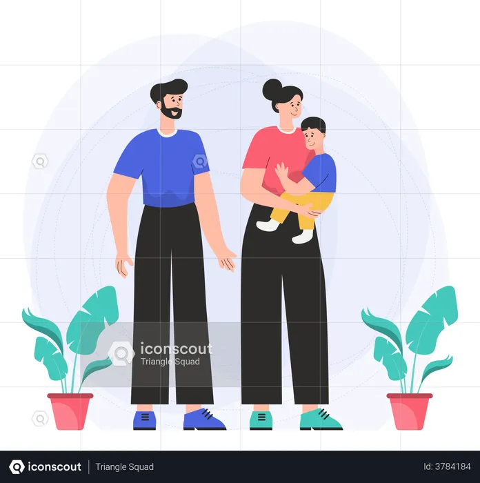 Family Health And Wellness  Illustration