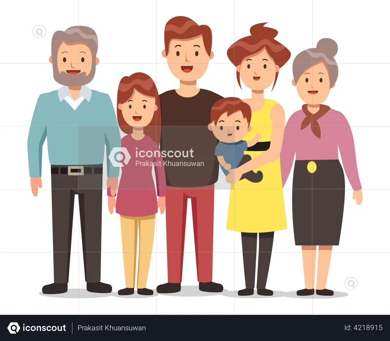 Family meeting  Illustration