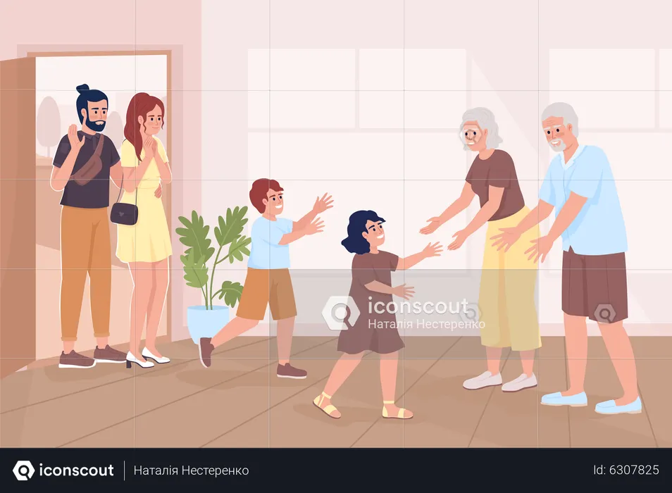 Family meeting  Illustration