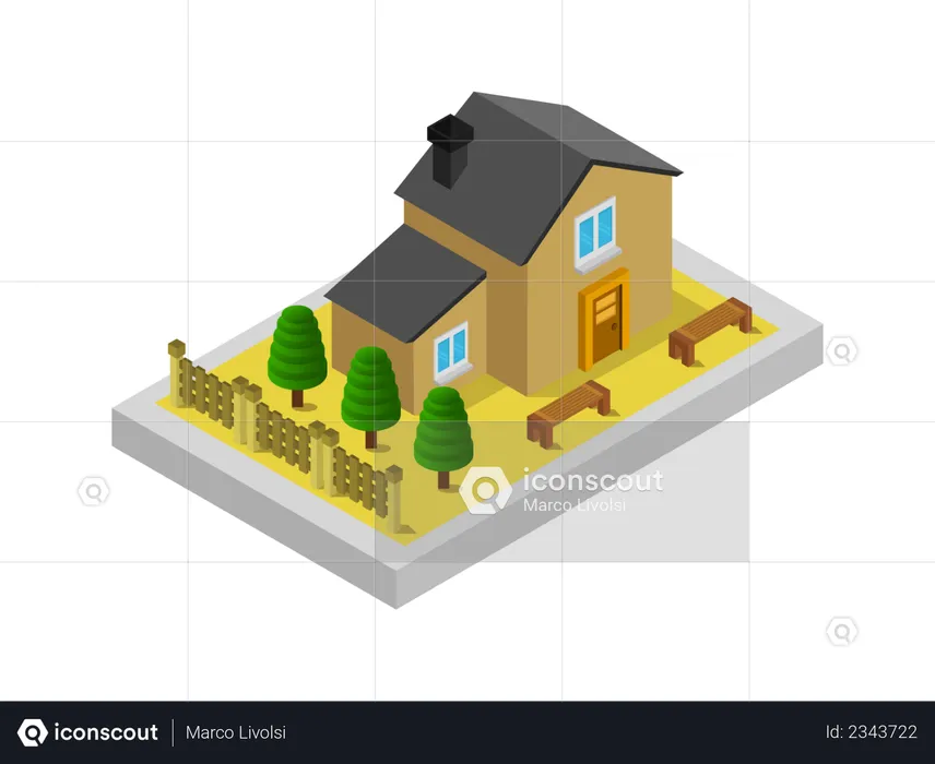Farm House  Illustration