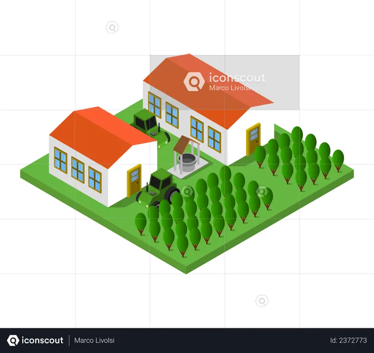 Farm House  Illustration