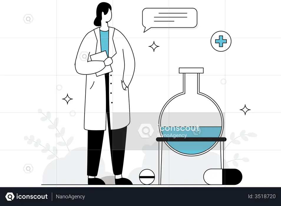 Farmacéutico  Ilustración