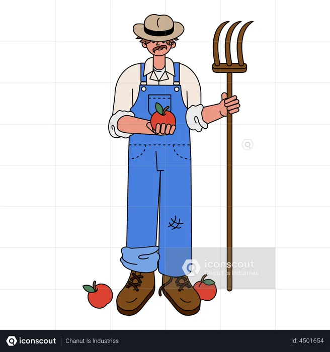 Farmer  Illustration