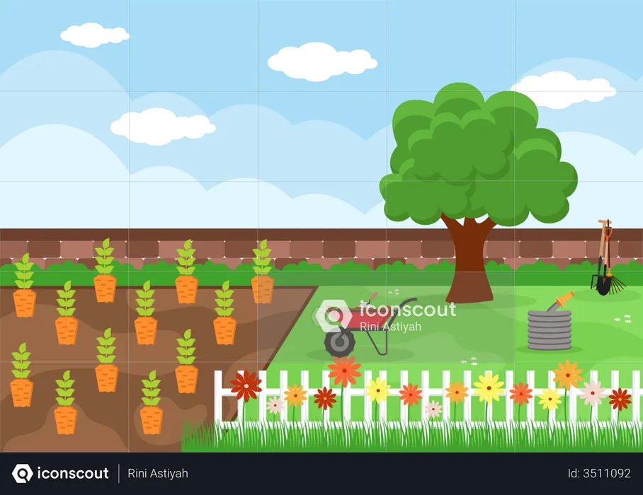 Farming  Illustration