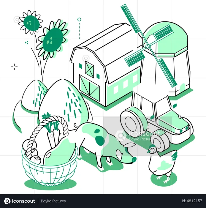 Farming  Illustration