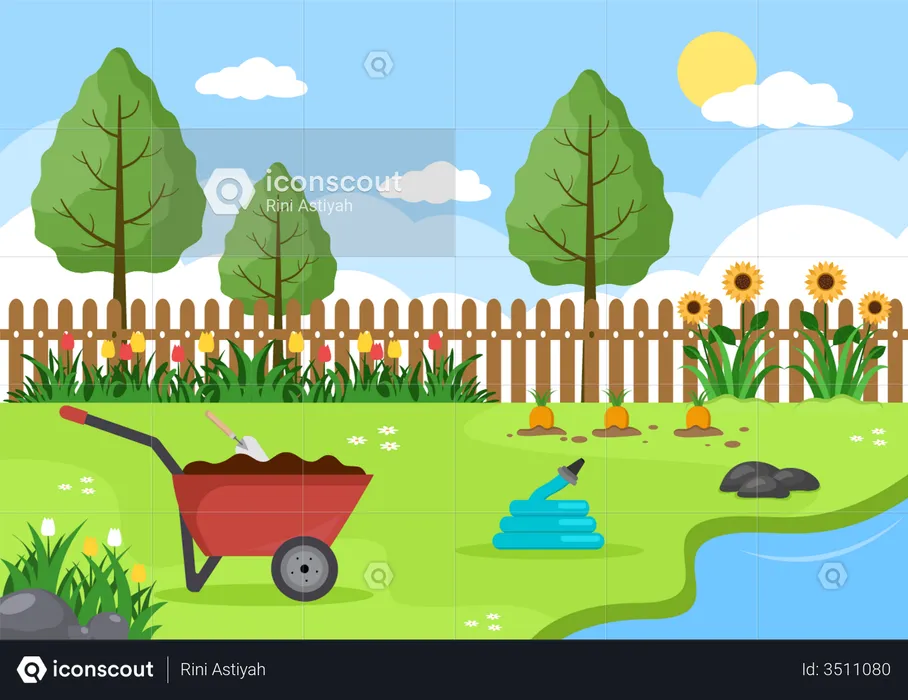 Farmland  Illustration