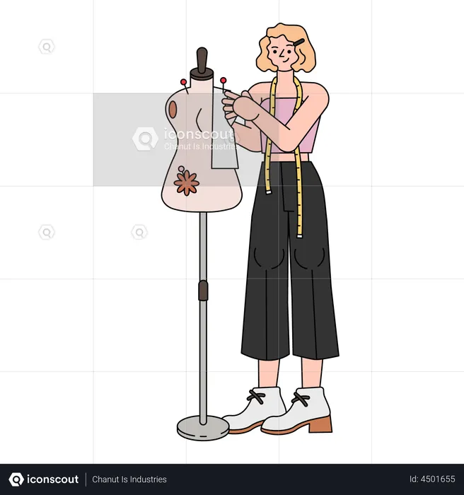 Fashion designer  Illustration