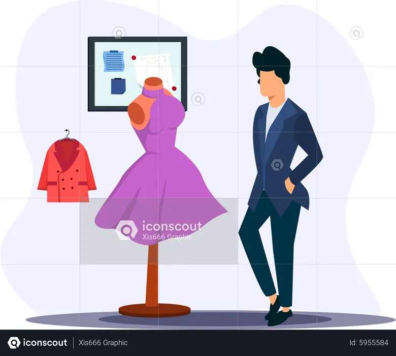 Fashion Store  Illustration