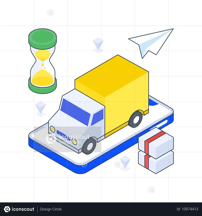 Fast Delivery  Illustration