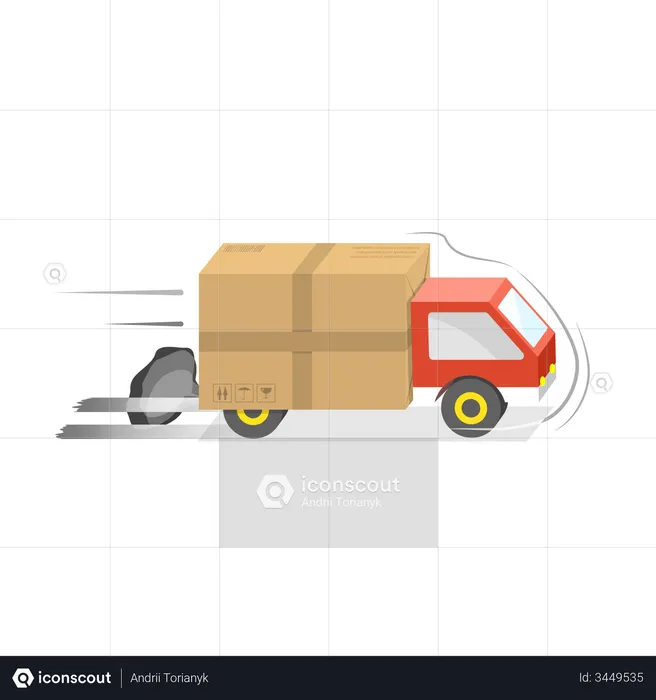 Fast Delivery  Illustration