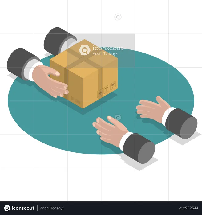Fast goods delivery  Illustration