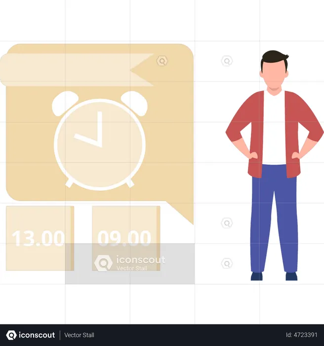 Fecha límite de trabajo  Ilustración