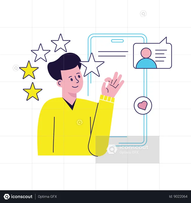 Feedback do cliente  Ilustração