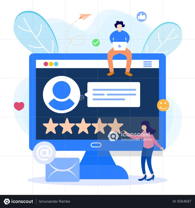 Feedback do consumidor  Ilustração