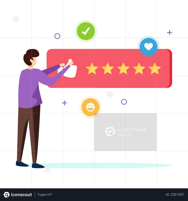 Feedback do usuário  Ilustração