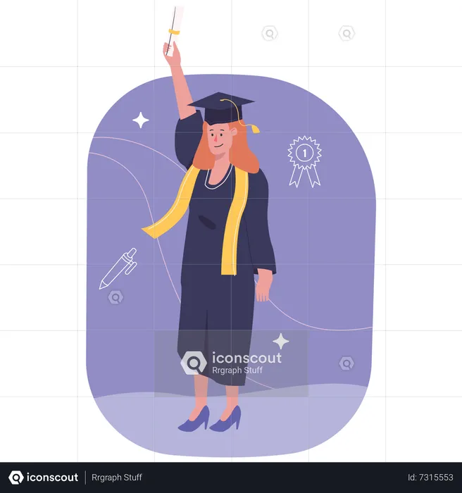 Feliz graduacion  Ilustración