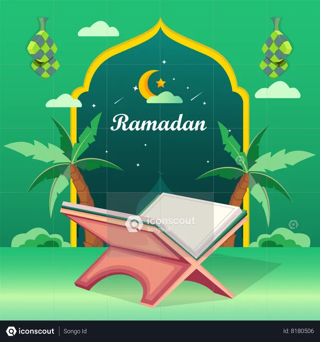 Feliz Ramadã  Ilustração