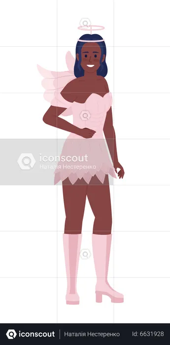 Female cosplayer  Illustration