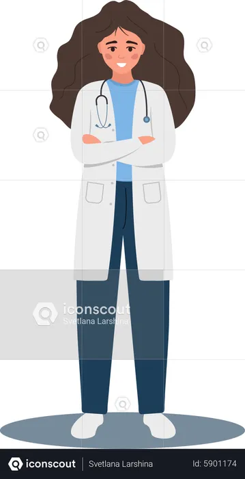 Female doctor  Illustration