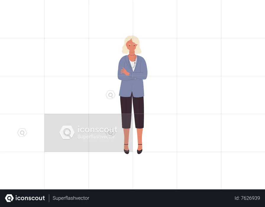 Female Teacher  Illustration