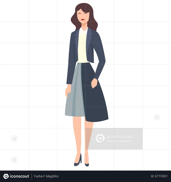 Femme d'affaires  Illustration