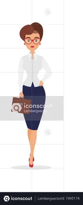 Femme professionnelle  Illustration