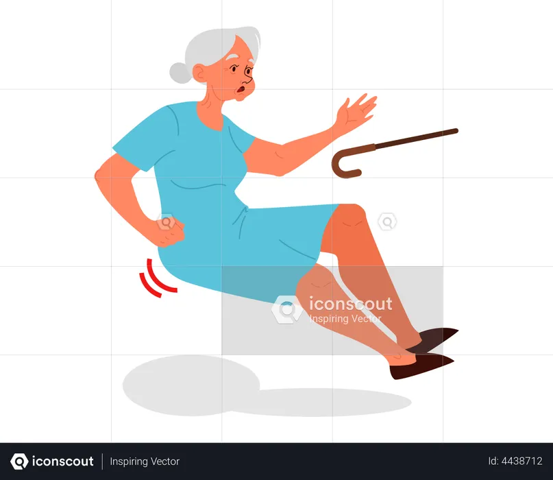 Des femmes retraitées s'effondrent  Illustration