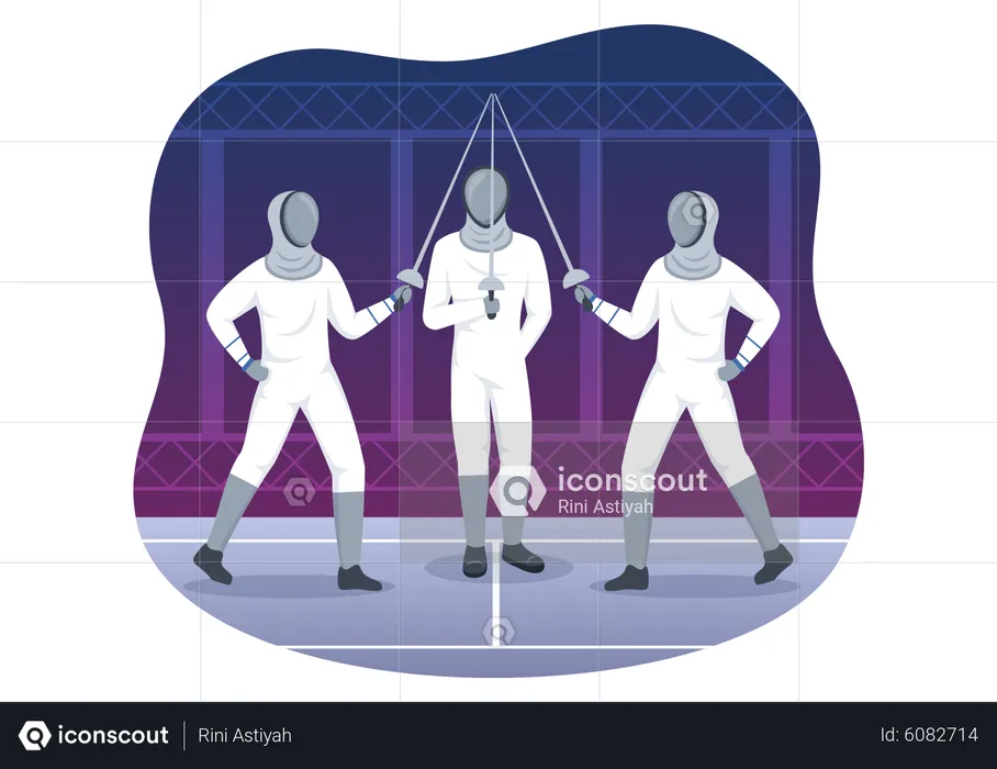 Fencing  Illustration