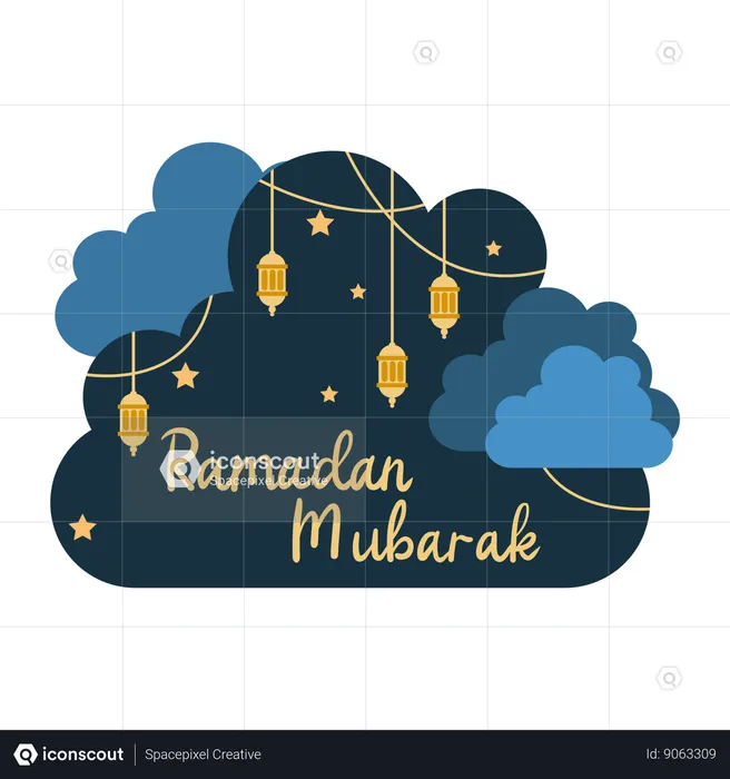 Fête du ramadan  Illustration