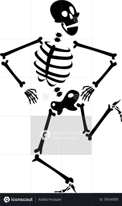 Fiesta de esqueletos  Ilustración