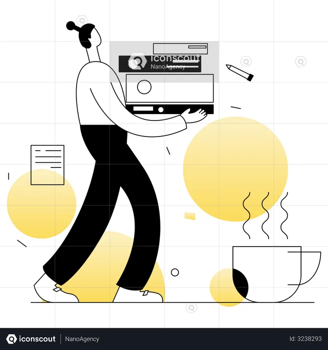 File management  Illustration