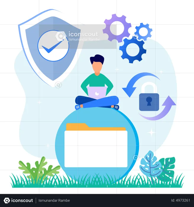 File security  Illustration