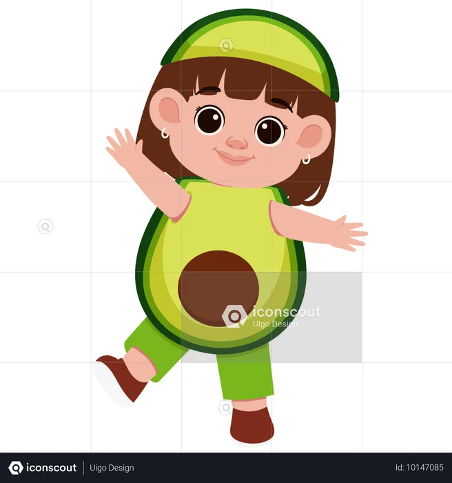 Fille en costume d'avocat  Illustration