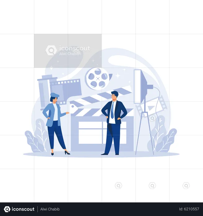 Film and tv production  Illustration