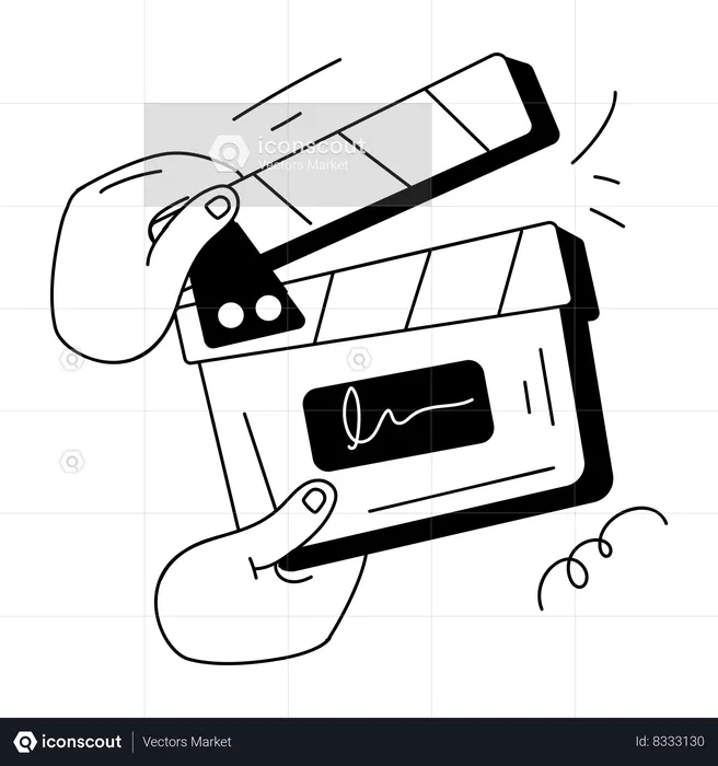 Film Clapperboard  Illustration