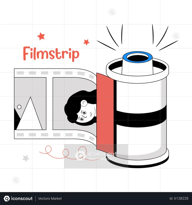 Filmstrip  Illustration