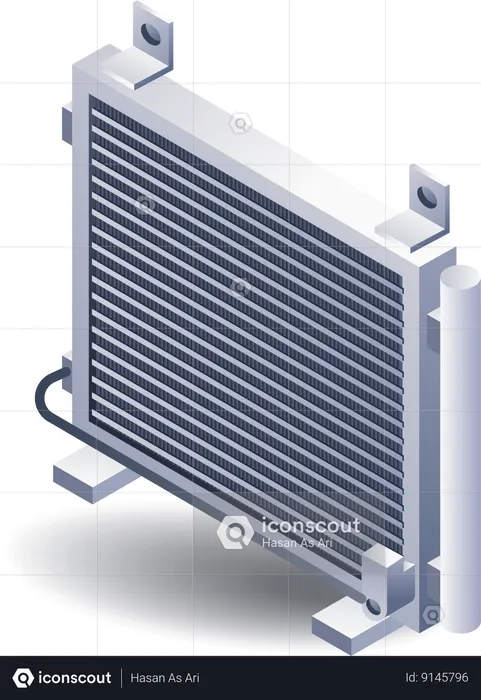 Filtro ac do carro  Ilustração